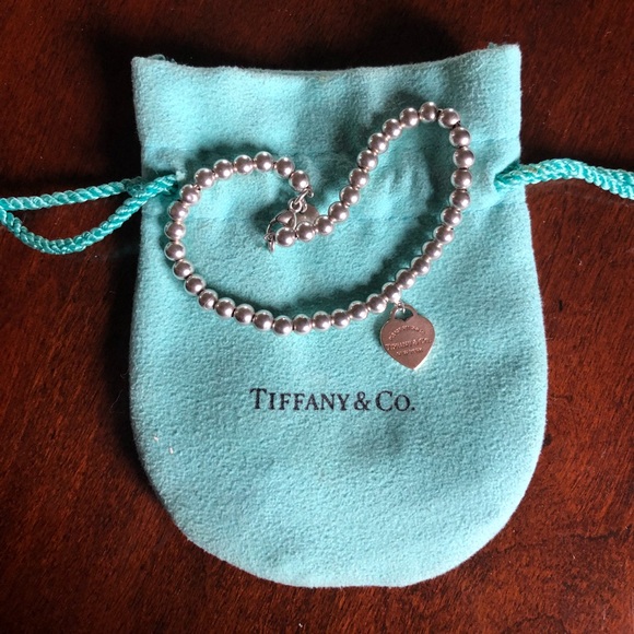 Tiffany & Co. Jewelry - TIFFANY & Co. Rubedo Heart Bead Bracelet